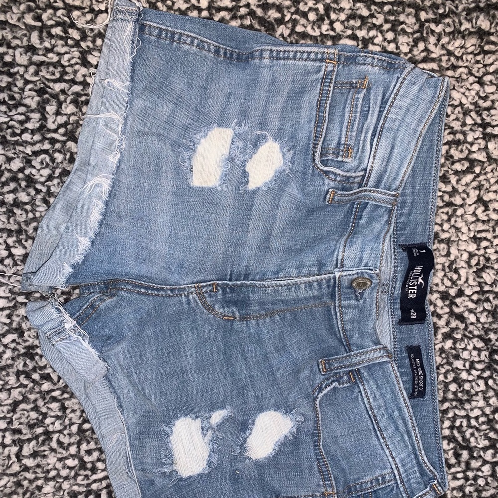 Distressed shorts